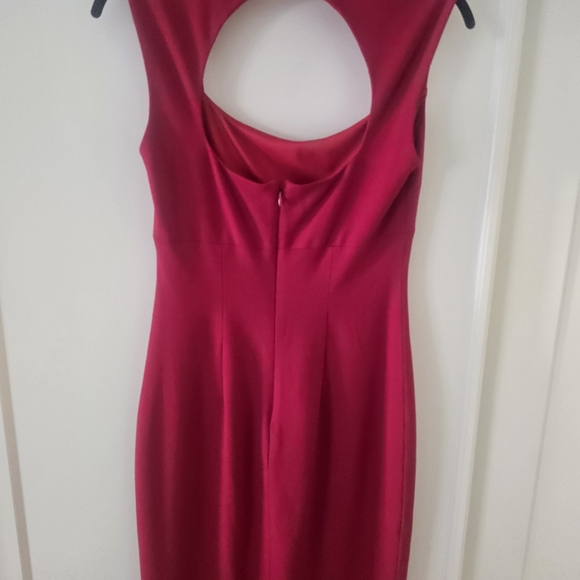 Cache Fuchsia Backless Sheath Dress - Picture 2 of 3